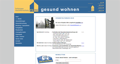 Desktop Screenshot of gesund-wohnen.ch